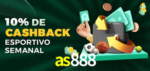 10% de bônus de cashback na as888